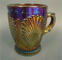 Dugan Beaded Shell Handled Mug – Purple