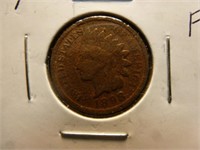 1898 US Indian head Penny - One Cent