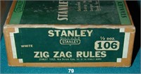 Box only for Stanley No. 106 ZIG ZAG RULES