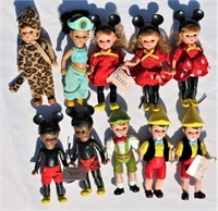 10 Madame Alexander Dolls Dressed in Disney Outfit