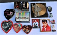Elvis Presley Souvenir Heart Boxes VHS Gold Record