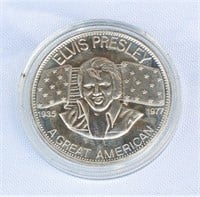 Elvis Presley 1 Troy Oz  .999 Silver Coin