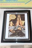 Framed Jack Daniels Print 9.5 x 11.5