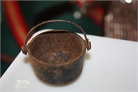 Miniature Cast Iron Pot