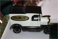 Die Cast "Bell" Truck Bank with Key