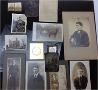 ANTIQUE TIN TYPE PICTURES & VINTAGE PICTURES