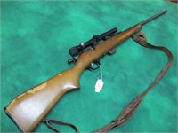 GLENFILED MODEL 25 WITH SCOPE AND SLING 22CAL