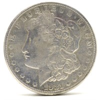 1921-S Morgan Silver Dollar - XF