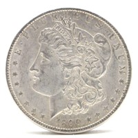 1890-P Morgan Silver Dollar - AU