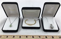 Lot of Gold & Silver Tone Necklaces