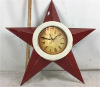 Metal Star Clock