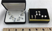 Lot of Silver & Gold Tone Costume Jewelry