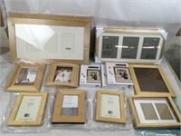 Assorted Wooden Picture Frames