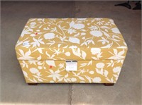 Contemporary upholstered storage ottoman