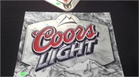 Coors light Tin sign