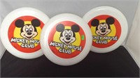 Mickey Mouse club Frisbees