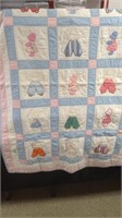 Hand Stitched Baby Blanket