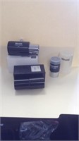 Collection of telescope lenses and accessories