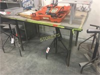 Steel Work Table - 58 x 48 x 38