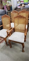 Set of Four Chairs, Two Captains with arms