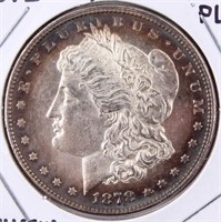 Coin 1878 Morgan 7/ 8 Tail Feathers Silver $ BU