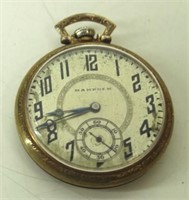 1918 Hampden Model S 306  15 Jewel Pocket Watch