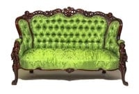 RJ Horner / Karpen Victorian Mahogany Parlor Sofa