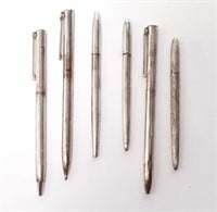Tiffany & Co Sterling Pens & Mechanical Pencils, 6