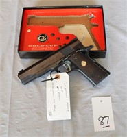 Colt National Match .45 AP With Box, Target, and C