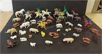 Collectible Lot of  Plastic Toy Figures & Animals