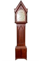 Aesthetic Tall Case Grandfather Clock-Painted Dial