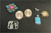 Group lot of Brooches & More