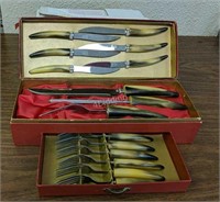 Sheffield Carving Set with Matching Cutlery