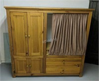 Wooden Pine Cabinet