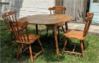 Wooden Kitchen Table & Chair Set