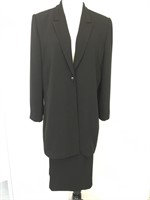 Women's Designer 3 Pc. Black Suit, 16