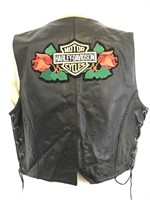 Men's Harley Davidson Leather Vest, 3X