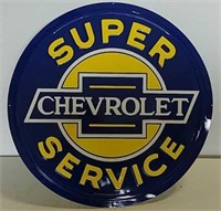 SST embossed Chevrolet Service sign