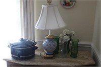 Lamp and Vases