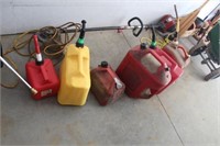 Assorted Gas Cans