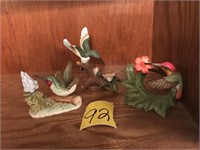 Hummingbird Figurines (set Of 3)
