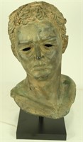 BUST OF APOLLO BRONZE SCULPTURE