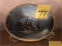 Thomas Kinkade Lamplight Glen Plate #17108b