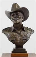 EDD HAYES "REMEBER ME MY FRIENDS" BRONZE SCULPTURE