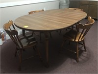 Tell City Table W/ 4 Chairs