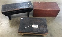 14" LONG.6" TALL DOCUMENT BOX W/ KEY