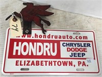 PEGASUS LICENSE PLATE TOPPER