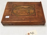 ANTIQUE WOODEN BLOCK SET IN ORIGINAL BOX