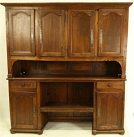 19th CENTURY FRENCH FRUITWOOD HUTCH
