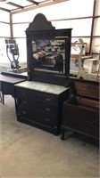 Marble Top Dresser with mirror